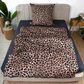 Posteľná bielizeň WILD FLOWER leopard, 70x90 a 135x200 cm 2
