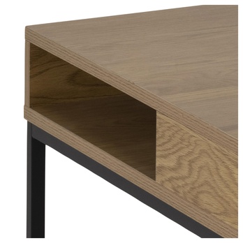 Konferenčný stolík WILLFORD dub divoký/čierna 5