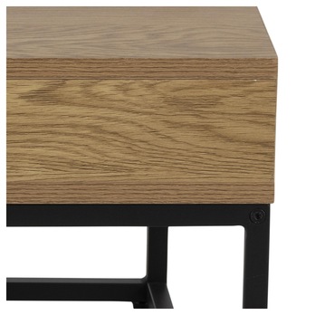 Konferenčný stolík WILLFORD dub divoký/čierna 6