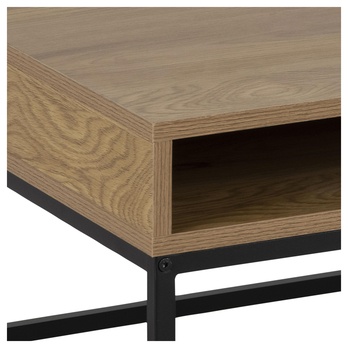 Konferenčný stolík WILLFORD dub divoký/čierna 8