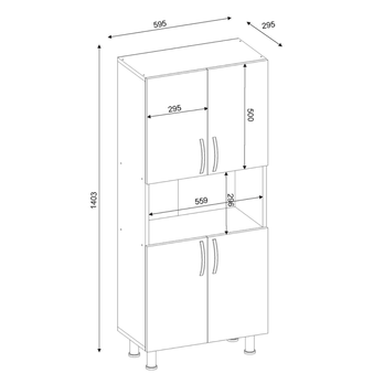 Kúpeľňová skrinka WILLIAM biela 5