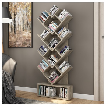 Knihovna WILLY dub sonoma 1