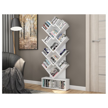 Knihovna WILLY biela 1