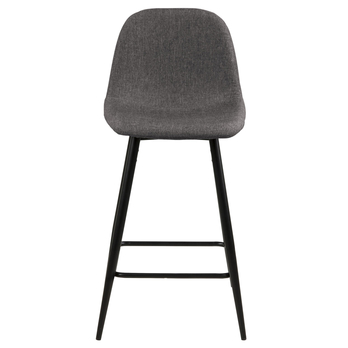 Barová stolička WILMA tmavosivá 2