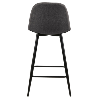 Barová stolička WILMA tmavosivá 4
