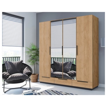 Šatníková skriňa WILOW 1 dub craft 1