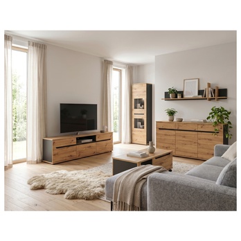 TV komoda WISTING dub artisan/antracitová 1