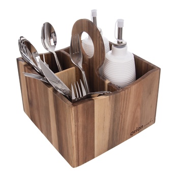 Stojan na príbory WOODEN akácia 1