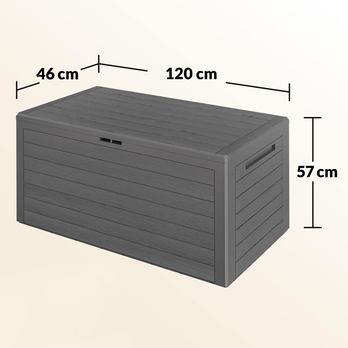 Záhradný box WOODY sivá 5