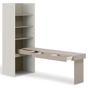 Študentská zostava WOOW 10 pravá, ílovosivá/šampanská/eukalyptovo zelená 1