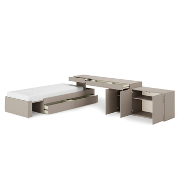 Študentská zostava WOOW 1 pravá, ílovosivá 1