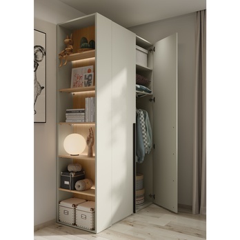 Šatníková skriňa WOOW 2 šampaň 2