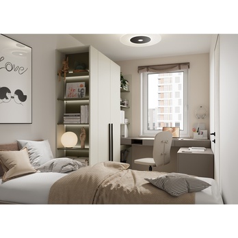 Šatníková skriňa WOOW 2 šampaň 10