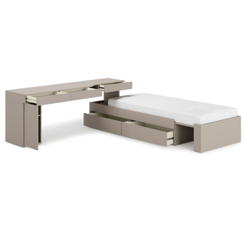 Študentská zostava WOOW 2 ľavá, ílovosivá 2