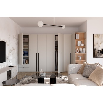 Šatníková skriňa WOOW 2 šampaň 5