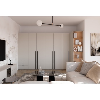 Šatníková skriňa WOOW 2 šampaň 6