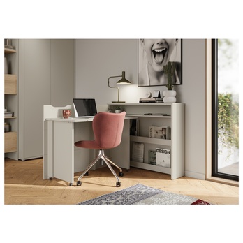 Písací stôl WORK CONCEPT 2 ľavá, kašmírová 1