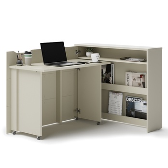 Písací stôl WORK CONCEPT ľavá, kašmír 3