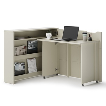 Písací stôl WORK CONCEPT pravá, kašmír 2