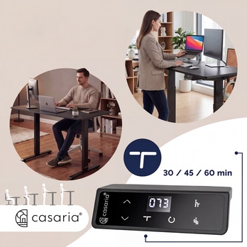 Písací stôl WORKSPACE 2 čierna 3