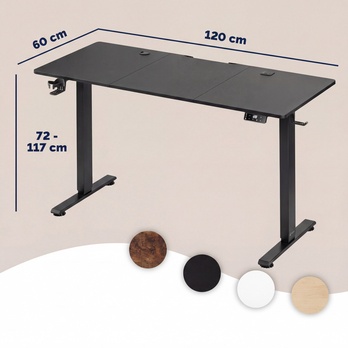 Písací stôl WORKSPACE 3 čierna 5