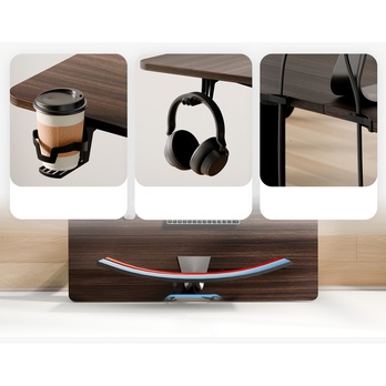 Písací stôl WORKSPACE 4 hnedá 2