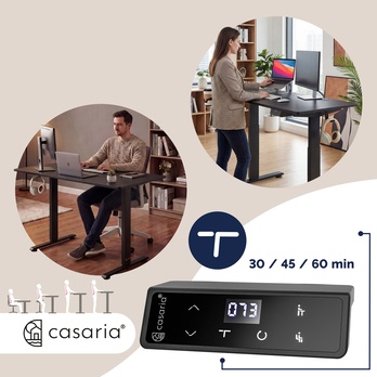 Písací stôl WORKSPACE 6 čierna 3