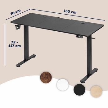 Písací stôl WORKSPACE 6 čierna 4