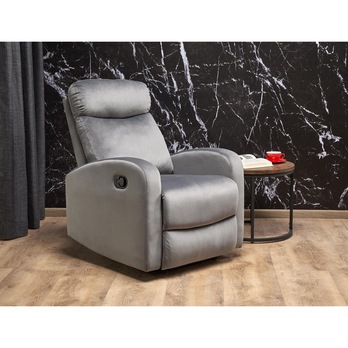 Relaxačné kreslo WUNDIR sivá 1