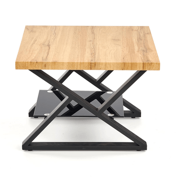 Konferenčný stolík XINO 1 prírodná/čierna 1