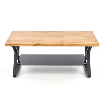 Konferenčný stolík  XINO 2 prírodná/čierna 1