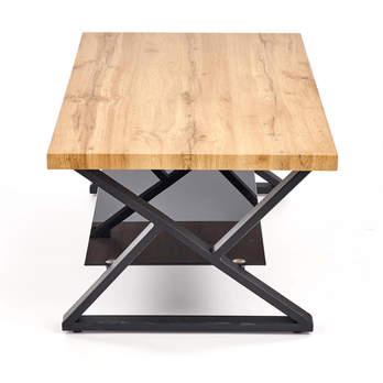 Konferenčný stolík  XINO 2 prírodná/čierna 2