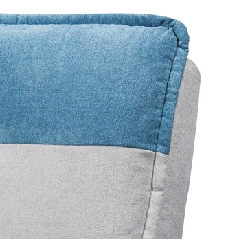 Pohovka XOLA patchwork modrá 4