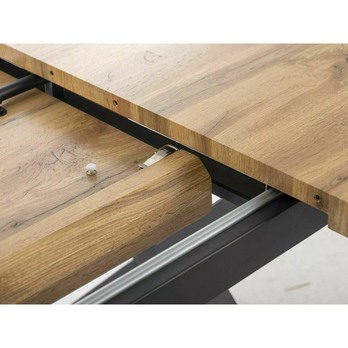 Jedálenský stôl XOVAIRU dub/čierna 4