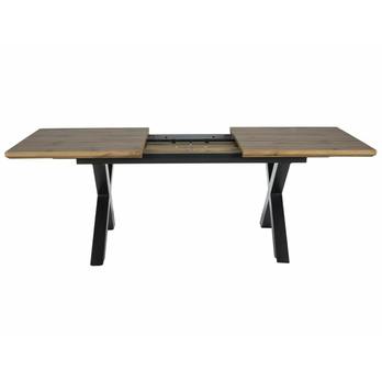 Jedálenský stôl XOVAIRU dub/čierna 6