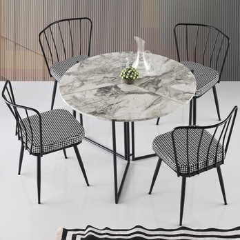 Jedálenský stôl YAPRAK biela 1