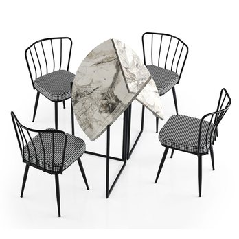 Jedálenský stôl YAPRAK biela 4