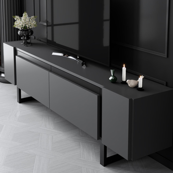 TV stolík YILDIZ antracitová/čierna 3