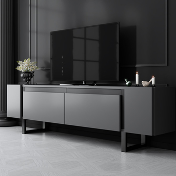 TV stolík YILDIZ antracitová/čierna 4