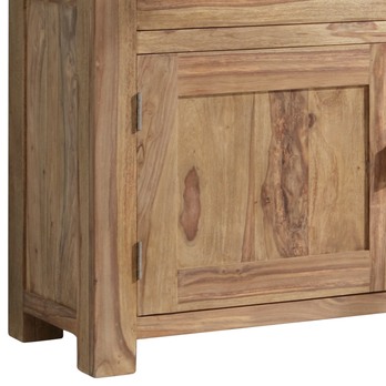 Komoda YOGA palisander/sklo 3