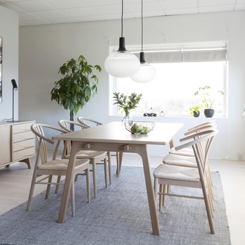 Jedálenská stolička YORK bielený dub 1