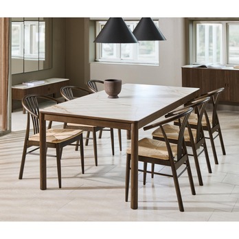 Jedálenská stolička YORK biela/matná dymová 1