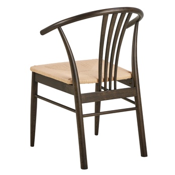 Jedálenská stolička YORK biela/matná dymová 4