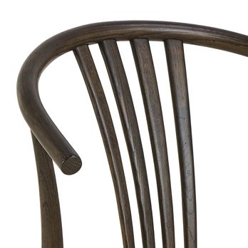 Jedálenská stolička YORK biela/matná dymová 6