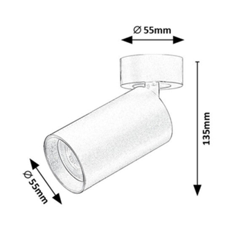 Bodové svietidlo YORLI čierna 2