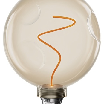 Dekoratívna LED žiarovka Z50B11 E27, 4,5W, teplá biela, hnedá 1