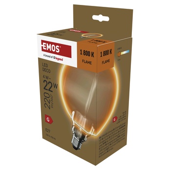 Dekoratívna LED žiarovka Z5BO11 E27, 4W, teplá biela 2