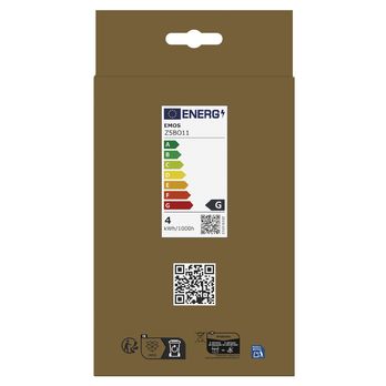 Dekoratívna LED žiarovka Z5BO11 E27, 4W, teplá biela 5
