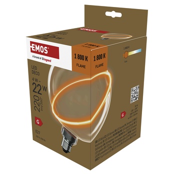 Dekoratívna LED žiarovka Z5CS11 E27, 4W, teplá biela 2