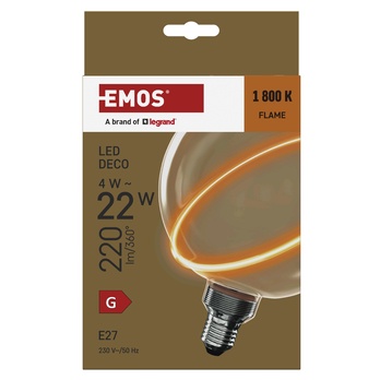 Dekoratívna LED žiarovka Z5CS11 E27, 4W, teplá biela 3